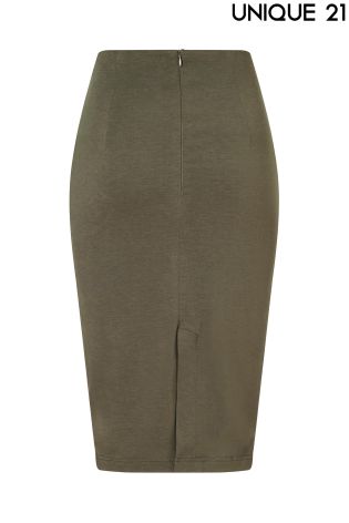 Unique 21 Cora High Waisted Pencil Skirt